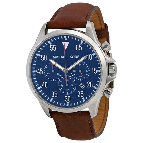 michael kors mk8362 gage mens watch|Michael Kors Gage Chronograph Blue Dial Men's Watch MK8362.